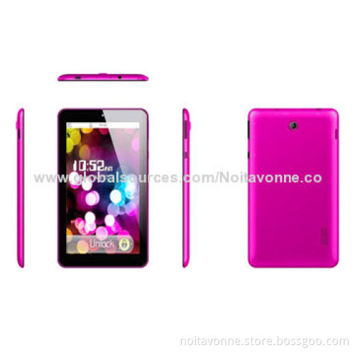 7-inch 1,024 x 600 Pixels Tablet PCs, A23 Dual Core, Dual-camera, GMS Approval, Beautiful Hot Model